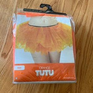 Adult. Orange Tutu. Worn Once. Like New. Size Adult.